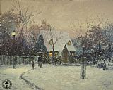 A Winter's Cottage by Thomas Kinkade